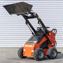 The Most Popular Small Wheel Loader Agricultural 4WD EPA Track Mini Skid Steer Loader  Construction Attachments Customizable