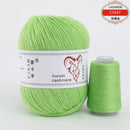 6Set Aurum Cashmere Yarn With Thread Hand Knitting For Cardigans Women Scarf Woolen Yarn 50g+20g Factory Wholesale Free Shipping