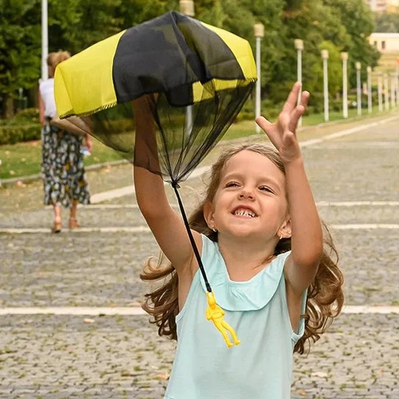Parachute Toys for Kids Tangle Free Outdoor Flying Parachute Men Outside Toys Easter Basket Stuffers Idea Unique Boy Girl Gift
