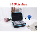 7/15/30/60 Bottles Storage Box 5D Diamond Painting Accessories Tools Storage Box Carry Case Diamant Painting Tools Container Bag