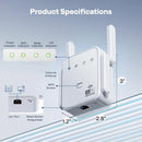 The Wallbreaker | 300Mbps 2.4GHz Wi-Fi Range Extender with Ethernet Port