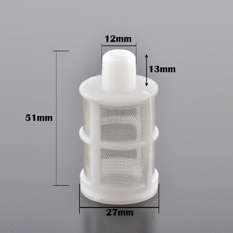 8mm 10mm 12mm Interface Stainless Steel Mesh Siphon Net Filter Irrigation Aquarium supplies Diaphragm Pump Filtration Supplies