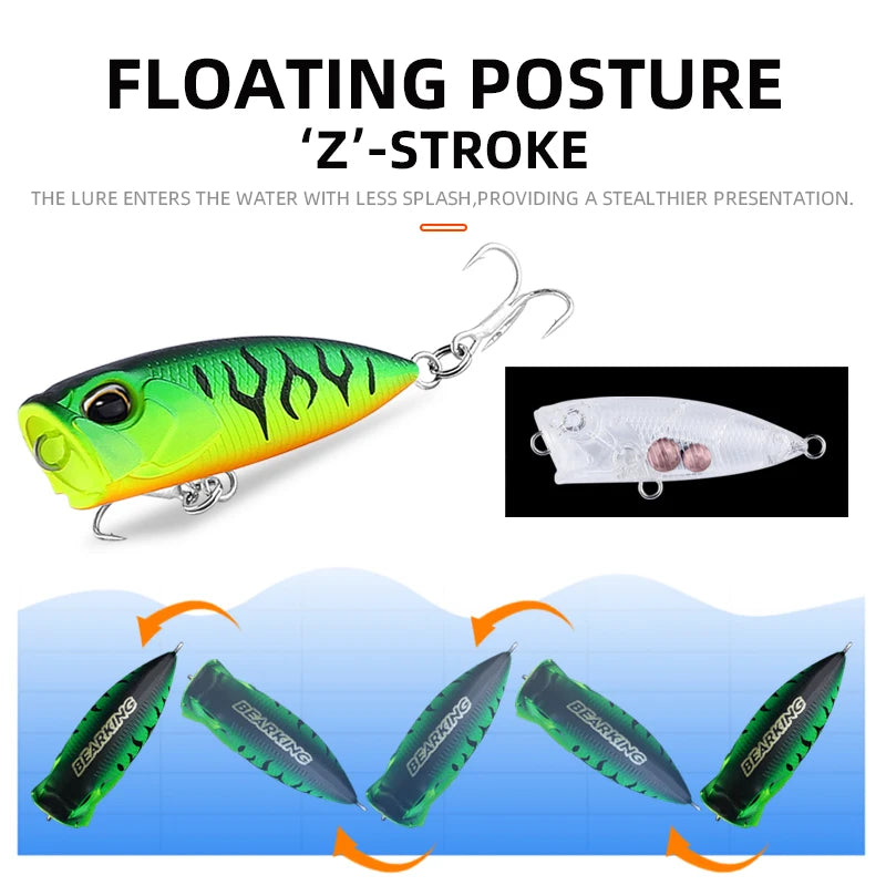 Bearking new arrival 4cm 3.2g hot model fishing lures hard bait 9color for choose popeer quality professional minnow