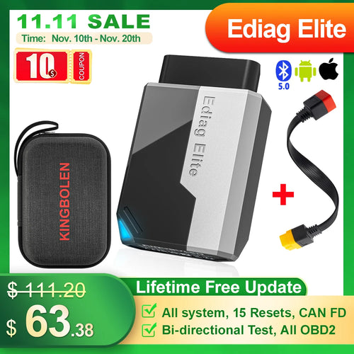The Ediag Elite | Lifetime-Grade All-System Automotive Diagnostic Platform