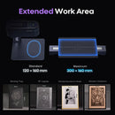LASERPECKER 4 LP4 Laser Engraving Machine for All Material Dual Light Laser Engraver Portable for Metal Wood Plastic Carving