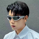 New arrival Popular Women's Sunglasses Punk Sunglasses Unique Oval Sun Glasses Men Goggle Shades Mirror Colorful Y2K Eyewear