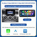 Touch Display Multimedia Player for Mercedes Benz C Class W205 GLC V Class W447 2015-2019 NTG5.0 GPS Carplay Screen