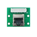 1 Stück RJ45 Adapterplatine auf XH2.54 Modularer Ethernet-Anschluss-Adapter Netzwerkschnittstelle + Breakout-Board + Stiftleiste