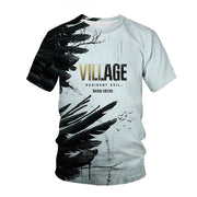 The Nightfall Survivor | 3D-Printed Gaming Graphic Tee for Men