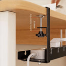 The Quiet Route | Retractable Clamp-On Under-Desk Cable Tray