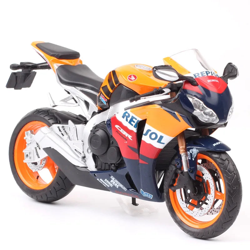 1/12 Scale Honda CBR1000RR CBR Repsol Fireblade Motorcycle Diecast Miniature Vehicles Racing Bike Model Toy Automaxx  Joycity