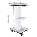 The Butler's Ghost | Luxury Serving Trolley Cart with Rolling Casters