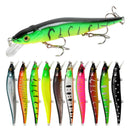 1pcs Fishing Lure 11.5cm/14g Minnow Crankbait Wobblers 3D Eyes Perch Artificial Bait Pike Carp Bait Swim Bait Fishing Pesca