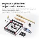 AlgoLaser Alpha 22W Business Laser Cutting Machine 3.5"Touch Screen APP Offline Control, DIY Engraver Tool for Metal/Glass/Wood