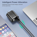 USLION AU EU US UK Stecker 65W GaN Ladegerät Tablet Laptop Schnellladegerät USB Typ C Quick Charger Handy-Ladegerät für iPhone POCO