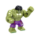 Anime Figure Marvel Superhero Mini Building Block Doll The Hulk Iron Man Assembly Building Block Toy Children's Birthday Gift