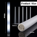 10/20pcs White LED Foam Sticks Light Up Batons Foam Glow Sticks 48cm With 3 Modes Flashing Glow in the Dark Party Supplies