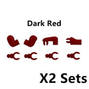 MOC Military Building Blocks Soldiers Figures Special Accessories Squatting Posture Arm Hand Kit Bricks Toys For Kid Gifts O020