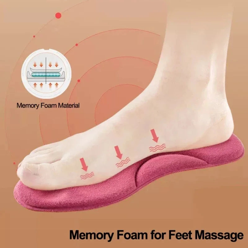 Self-heated Insoles Feet Massage Thermal Thicken Insole Memory Foam Shoe Pads Winter Warm Men Women Sports Shoes Pad Accessories