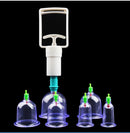 6Pcs Vacuum Cupping Sets with Pumping Gun Suction Cups Back Massage BodyCup Detox Anti Cellulite Therapy Cans Healthy CareJars