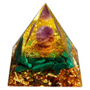Natural Stone Crystal Orgonite Pyramid Healing Stone Chakra Reiki Home Office Decoration Gift Outdoor Garden Party Decor