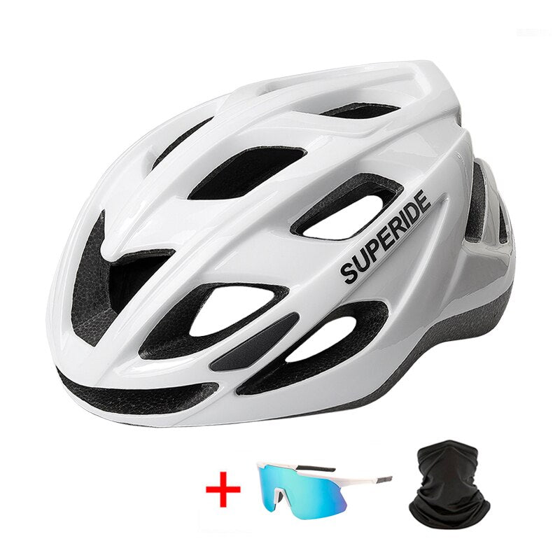 SUPERIDE Men Women Ultralight Racing Cycling Helmet Integrally-molded MTB Bicycle Helmet Outdoor Mountain Bike Road Bike Helmet