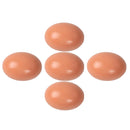 5 Pcs Imitation Fake Eggs Blank Wood Artificial for Chicken Nests Wooden Chickens Easter Crafts Solid