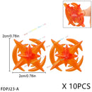 10PCS Special Effects Pieces Arm Fist Wind Lightning Leg Flames Assemble Scene Bricks Weapons Accessories Kids Toys