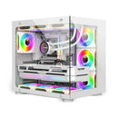 PRISM 4 PRO Computer Chassis Fan 120mm ARGB 12V 4Pin PWM Cooling Fan 5V 3PIN Infinite Mirror Light Effect CPU Cooling Fan