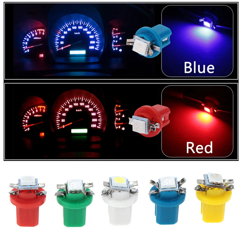 10Pcs LED Light Car Gauge Speed Dash Bulb for BMW E30 E34 E36 E39 E46 E53 E70 E60 E87 E90 E91 E92 X1 X3 X4 X5 X6 M