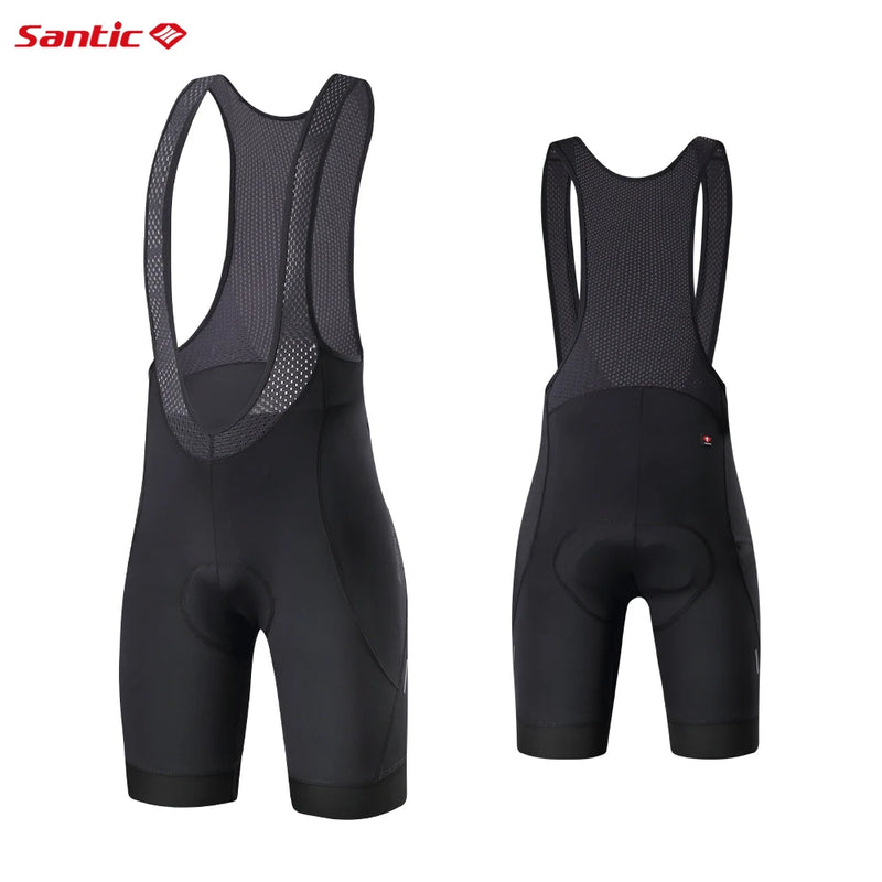 Santic Cycling Bib Shorts Summer Cycling Shorts Road Cycling Pants Comfortable High-elastic Breathable Sweat-wicking