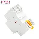 2P 4P 16A 20A 25A 32A 50A 40A 63A AC 220V 50/60Hz Din Rail Household Modular AC Contactor Switch Controller DIY Smart Home Hotel