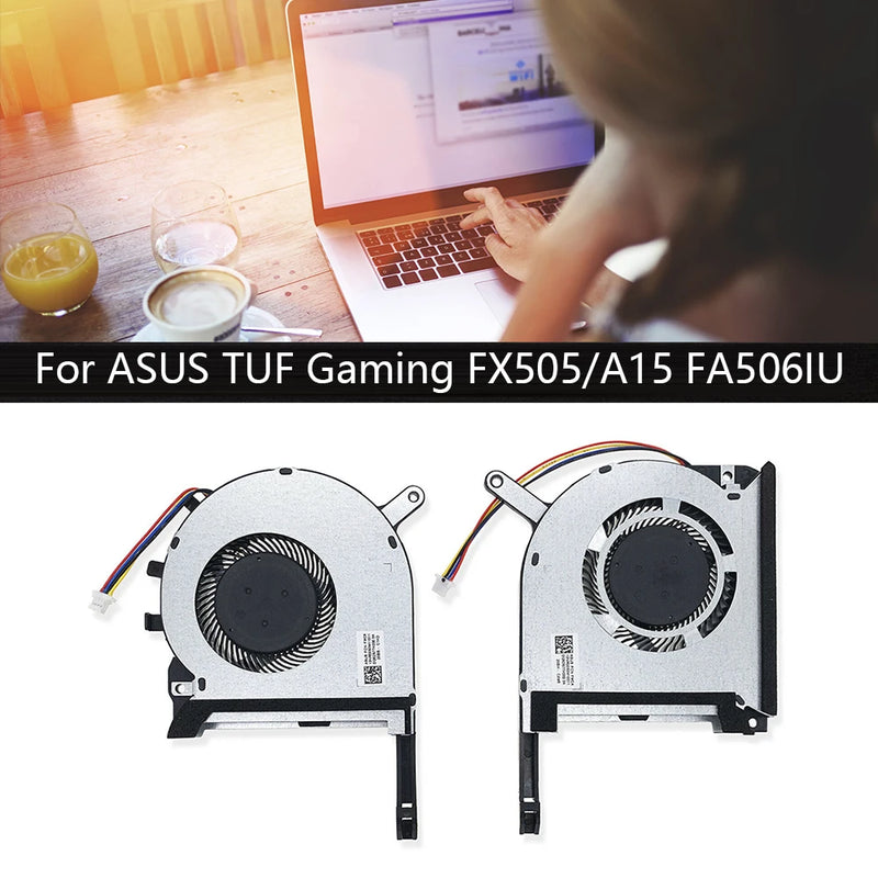 New Original CPU GPU Laptop Cooling Fan For Asus TUF Gaming FX505DU FX505DY FX505GT FX505DD A15 FA506 IV FA506IU FA506IH Cooler