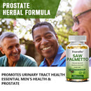 Sägepalme 500 mg Prostata-Ergänzungsmittel für die Harnwegs- und Prostatagesundheit, Haarpflege- und Haarverlust-Kapseln