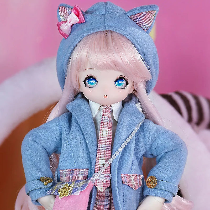 Dream Fairy 1/4 Doll Kawaii 16 Inch Ball Jointed Doll Full Set Student Uniform BJD MSD DIY Toy Gift for Girls