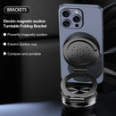 Car Magnetic&Vacuum Suction Cup Phone Holder Wireless Charger Foldable Stand For Magsafe iPhone 16 15 14 13 12 Pro Fast Charging