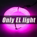 EL Wire 5/4/3/2/1Color 1M Illuminated Lights with Neon Lights DIY Combination Multicolor Lights AA Batteries USB Prom LED Strips