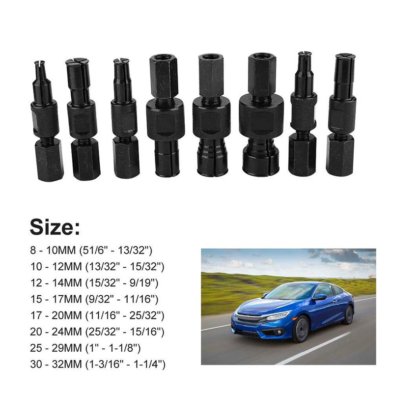 Podofo 9pc Blind Hole Inner Bearing Puller Set Remover Slide Hammer Internal Kit 8-32mm