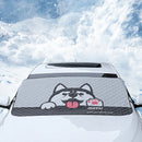 Car snow shield sunshade winter window shield frost and antifreeze cover front windshield cover snow cloth