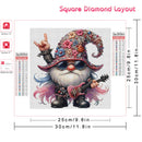 Huacan Neuheiten Diamond Painting Porträt Zwerg DIY Mosaik Blume Strass Bilder Kit Wandkunst Dekor für Zuhause