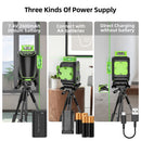Huepar S04CG-LC Set 16 Lines Laser Level With Support 4D Self-leveling Cross Line Green Level Tiling Floor Laser Tools