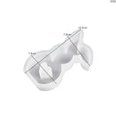 Cute Rabbit Candle Silicone Mold Gypsum Car Mounted Incense Expanding Gypsum Soap Mold Easter Bunny Aromatherapy Candle Mold