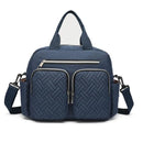 KONO Baby Diaper Bag Stylish & Walkable for Mom and Dad travel bag with Insulated Pockets for Vials & Snacks