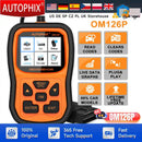 Autophix OM126P OBD2 Scanner Code Reader Automotive Scanner EOBD JOBD Universal Scan Tools OBDII Car Engine Analyzer
