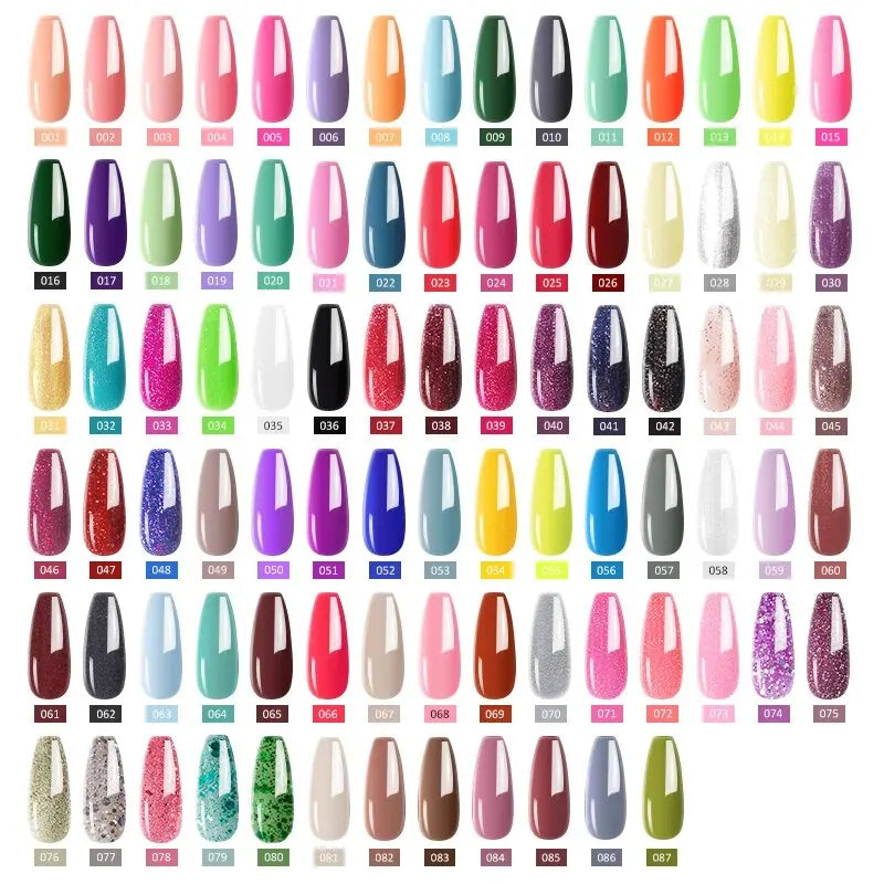 Nail Gel Kit Acrylic Nails Set With UV LED Lamp Dryer Nail Drill Color Gel Polish Kit Soak Off Manicure Tools Set