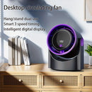 Portable Air Circulator Fan 1200mAh Desktop Rechargeable Fan 100-speed Wind Angle Adjustable for Home Outdoor Travel with Timing