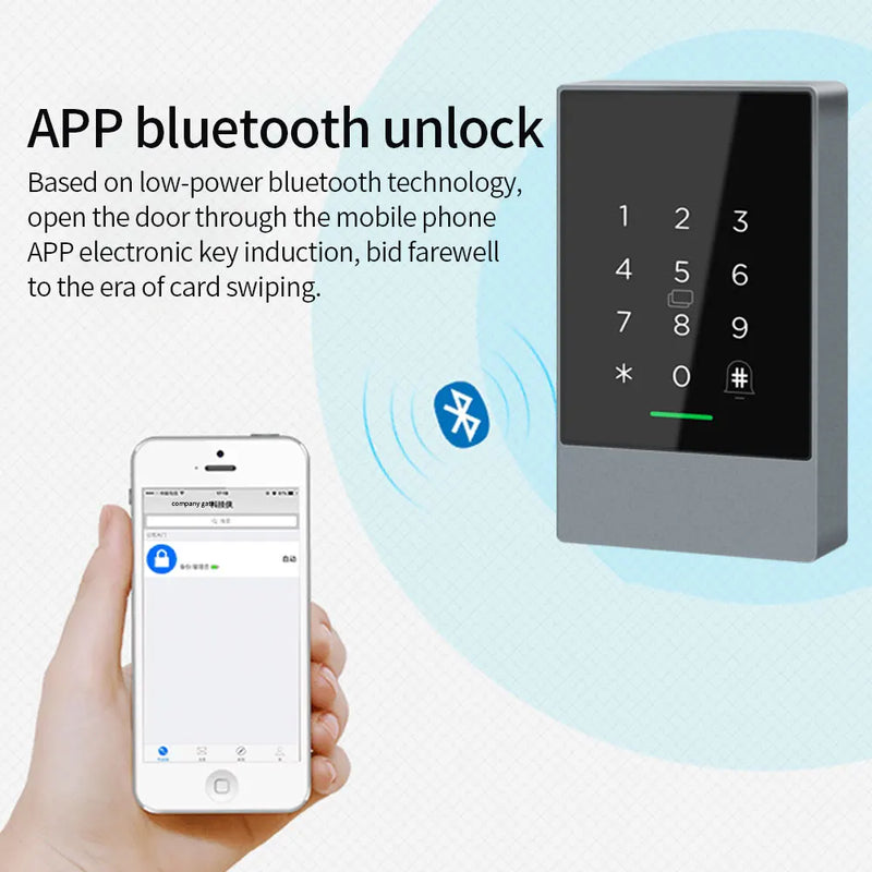 Nfc Tag Fingerprint Sensor Ttlock App 13.56Mhz Ic Reader Access Controller G2 Gateway Wifi Control Ip67 Waterproof Door Lock K3