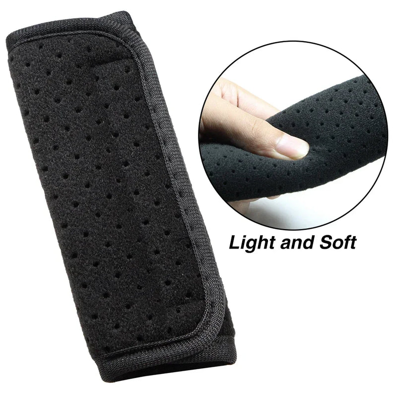 1 Pair Shoulder Strap Pad Universal Shoulder Relief Pad Black Decompression Air Cushions for Laptop Bag, Tactical Bag Strap