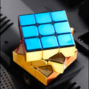 [CubeFun] SengSo Metal 3x3 Magnetic Golden Cubo Magic Cube Puzzle Speed Cibe M3 3x3x3 Magico Cubo Кубик Рубика Cibo Toy