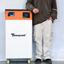 Tewaycell All in One 48V 300Ah 15KWh Powerwall 51.2V LiFePO4 Battery Built-in 5KW Inverter ESS Solar Energy System EU No Tax
